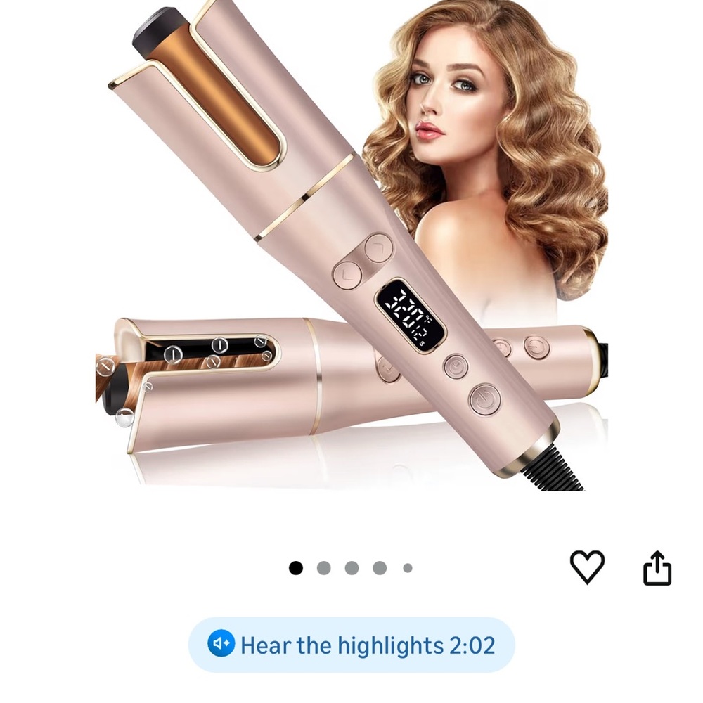 Automatic Hair Curler with LCD Display